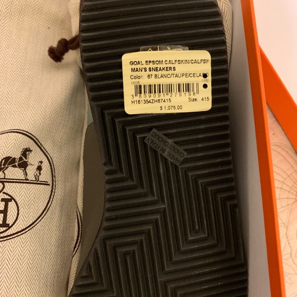 New authentic Hermes men’s shoes (never worn) - Picture 3 of 4